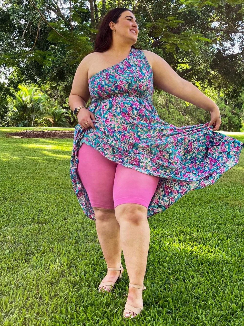 SNAG Stay Cool Pink Lady Chub Rub Shorts